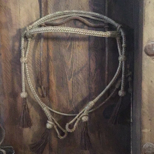 Irvine Browband  Headstall Complete Rawhide