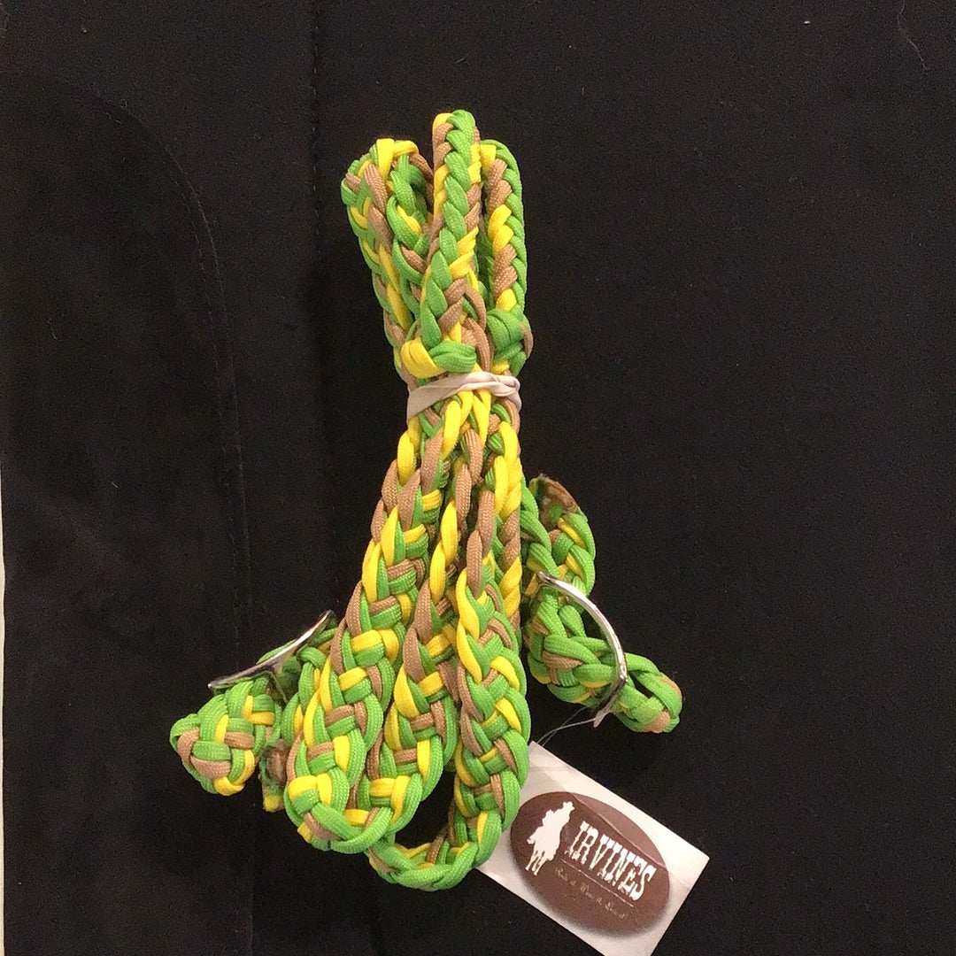 Irvine Braided Barrel Rein - Irvine Tack &amp; Western Wear
