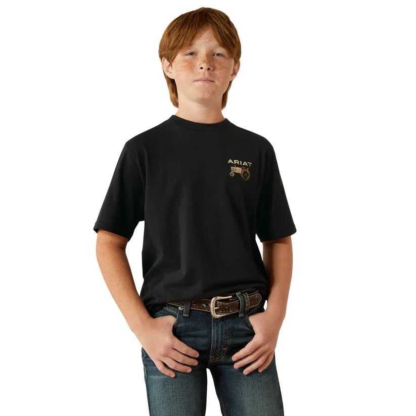 Ariat Boy's Ariat Genuine Quality Tee Shirt - Black