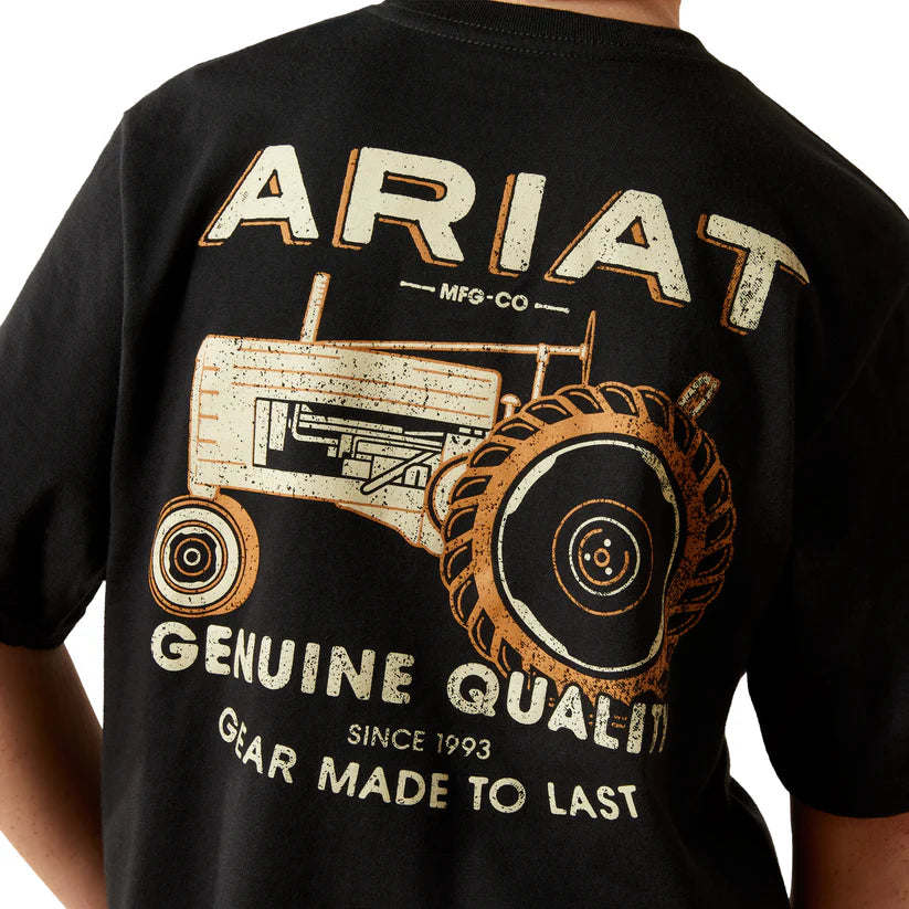 Ariat Boy's Ariat Genuine Quality Tee Shirt - Black