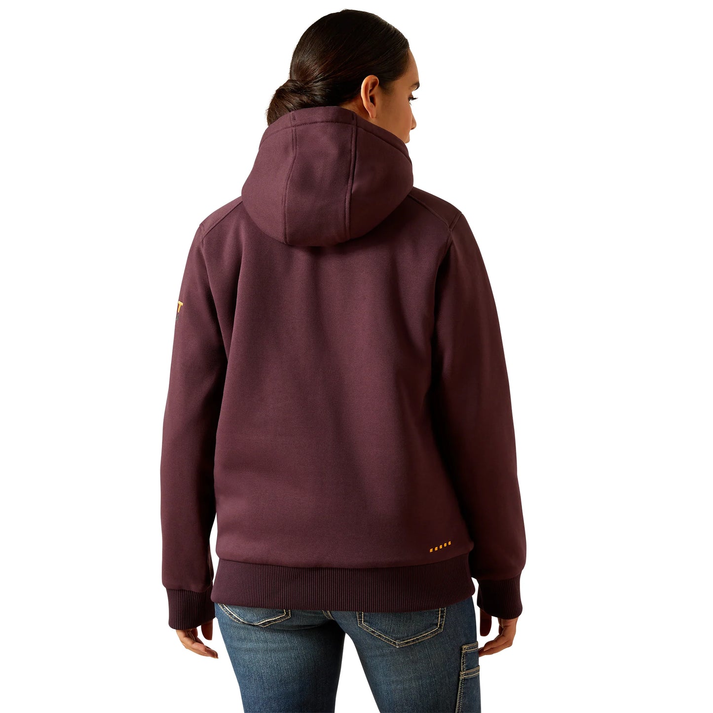 Ariat Women's Rebar All Weather Sherpa Full Zip Hoodie - Fudge
