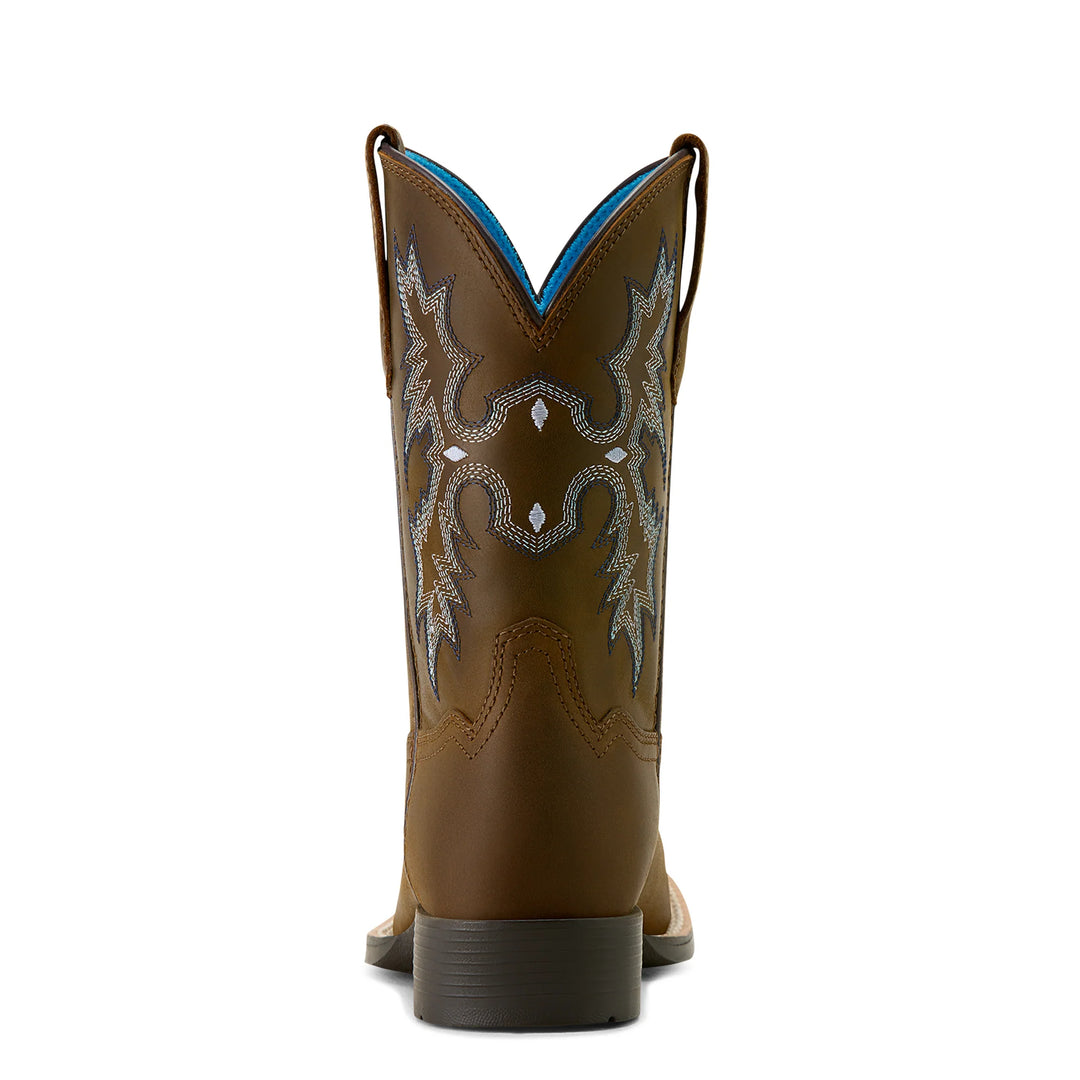 Ariat Youth Tombstone Western Boots - Distressed Brown - Irvine Tack &amp; Western Wear