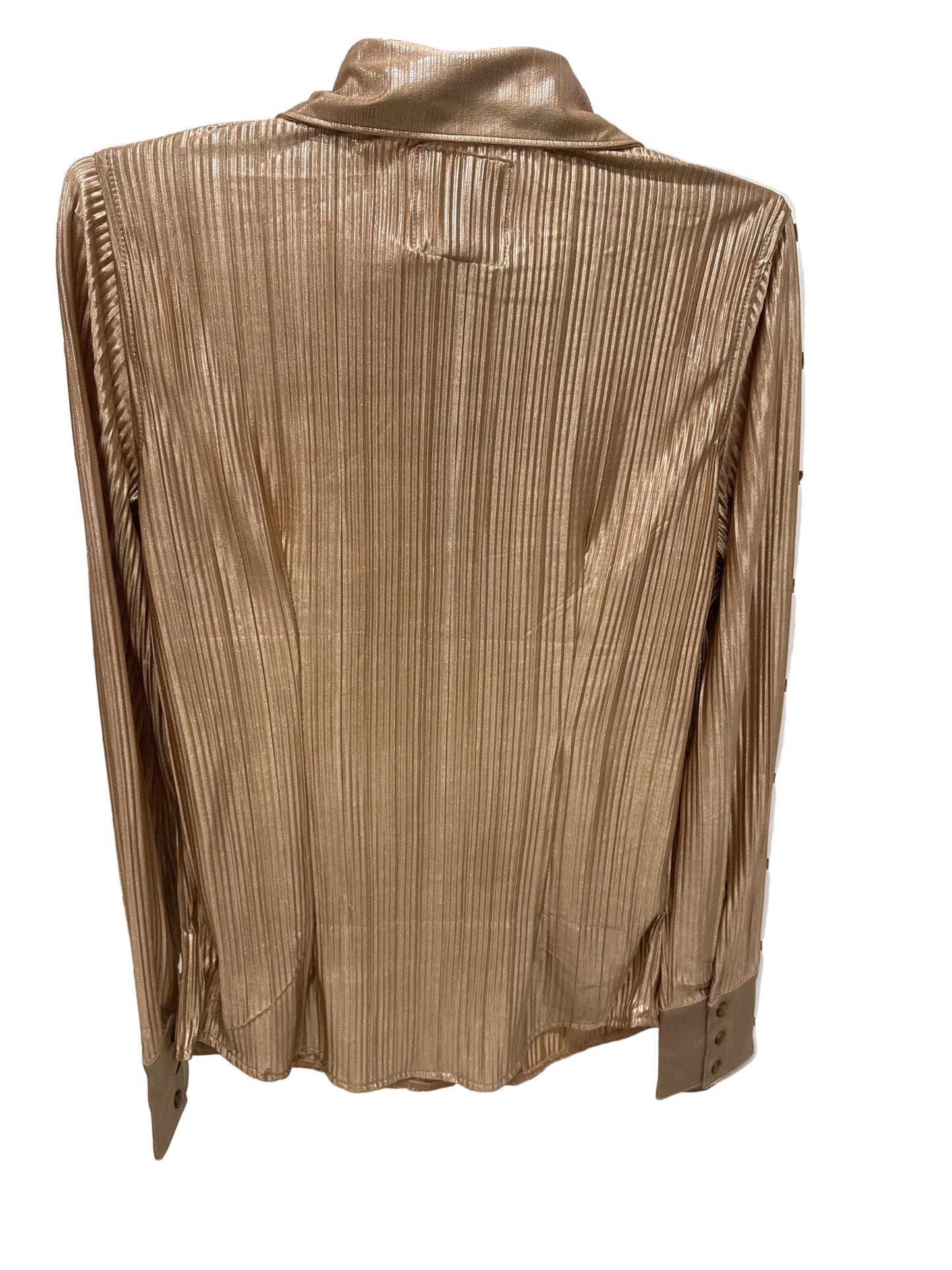 Wrangler Lainey Wilson Long Sleeve Shirt- Rose Gold
