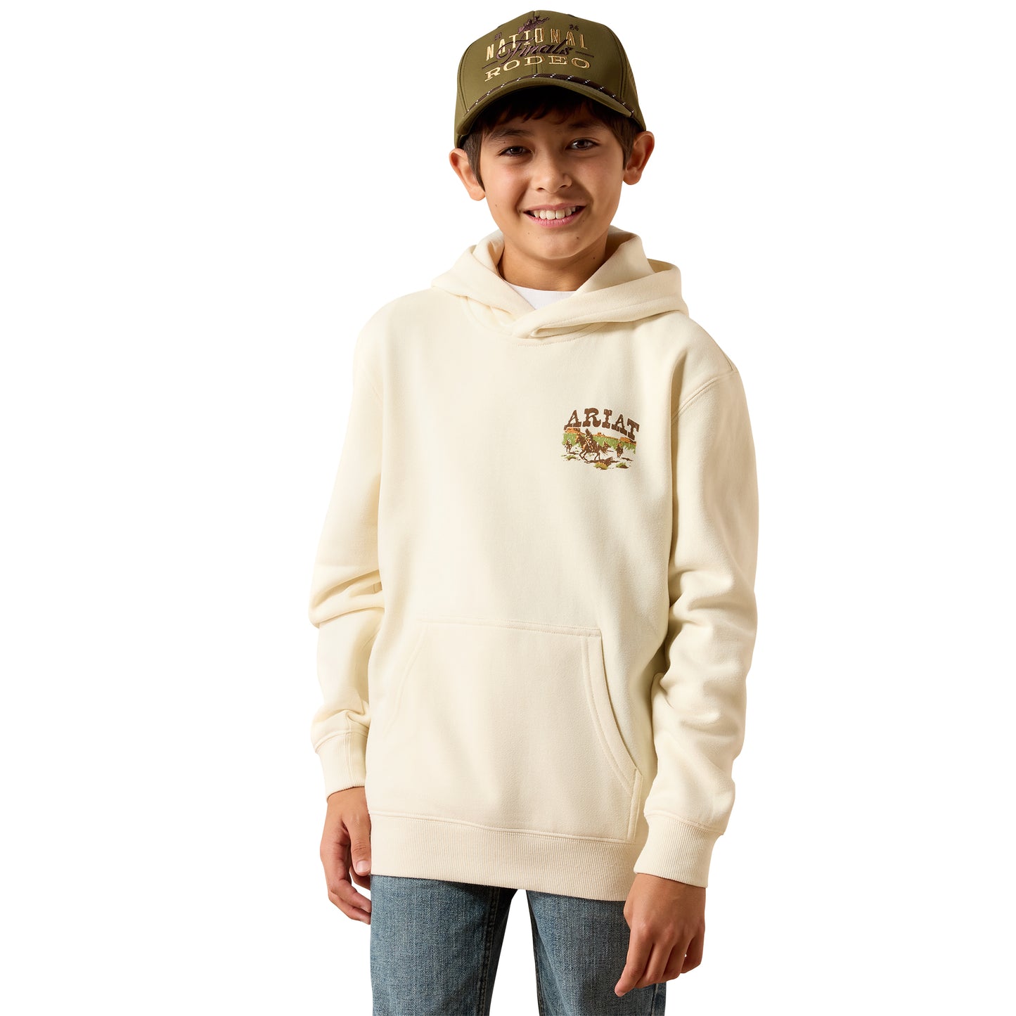 Ariat Youth Pulp Western Hoodie - Turtledove