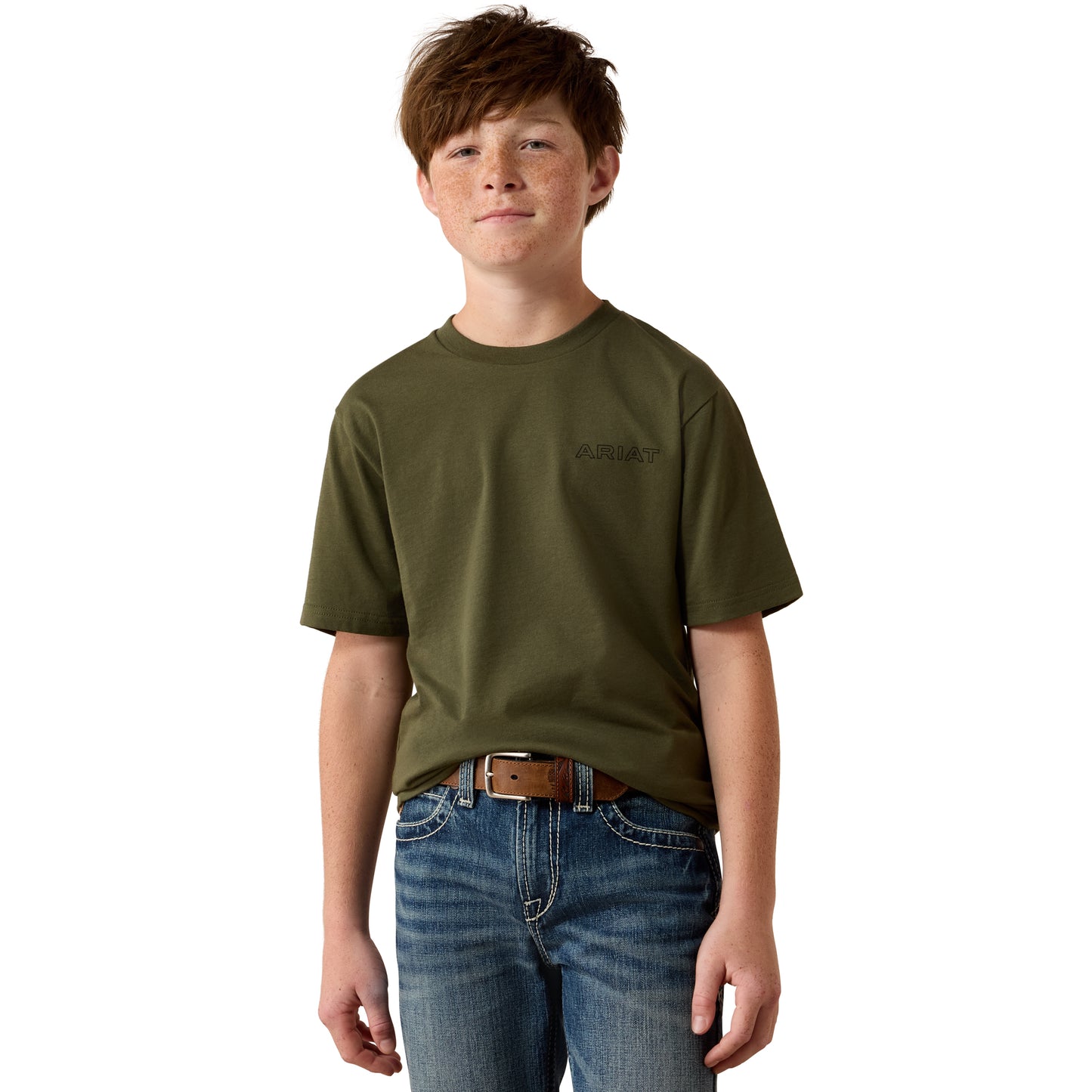 Ariat Youth Rust Serape Shield T-Shirt - Grape Leaf