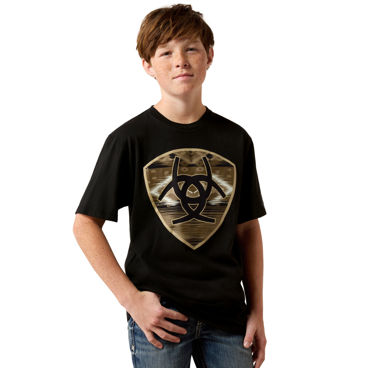 Ariat Boys' Cojiba Serape T-Shirt - Black