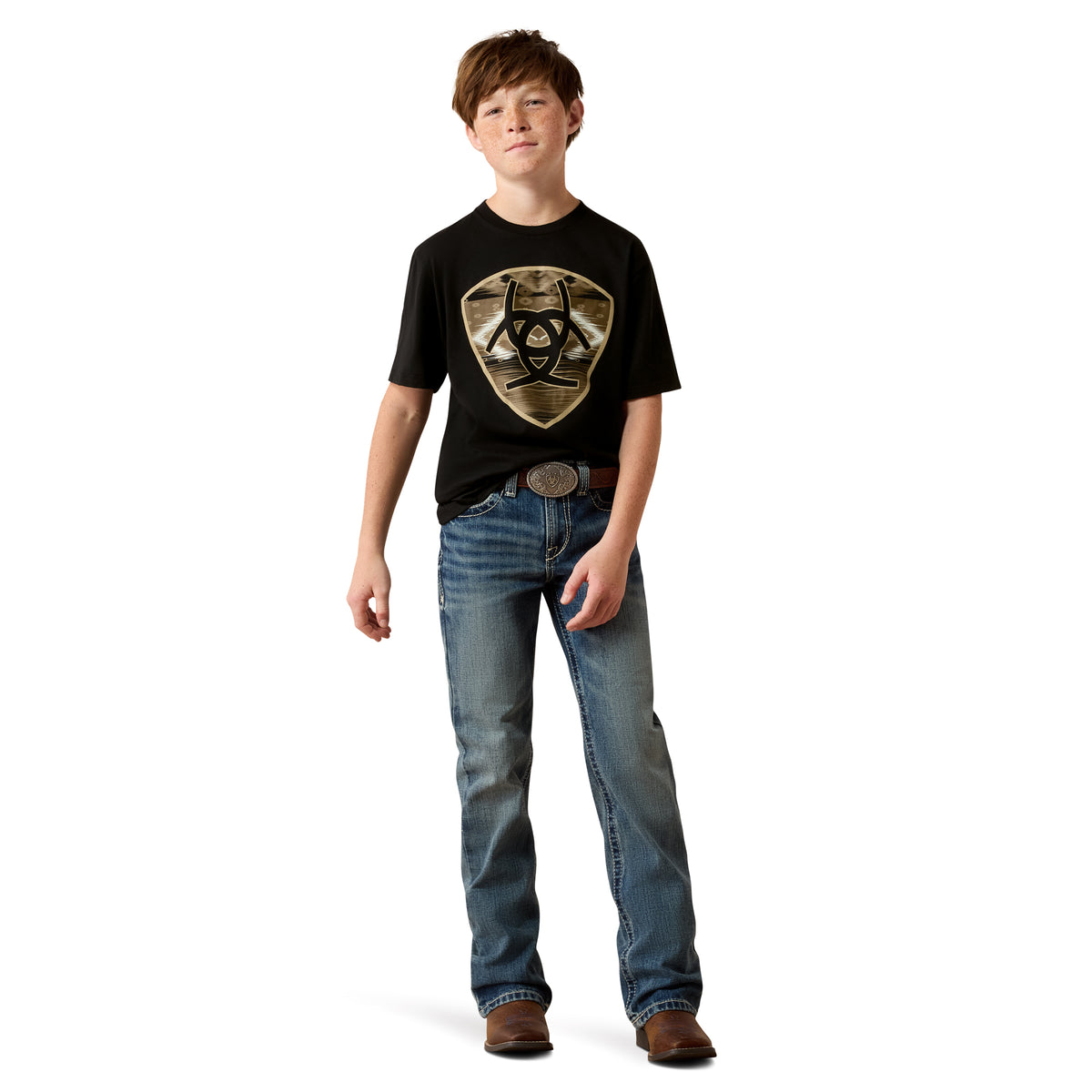 Ariat Boys' Cojiba Serape T-Shirt - Black