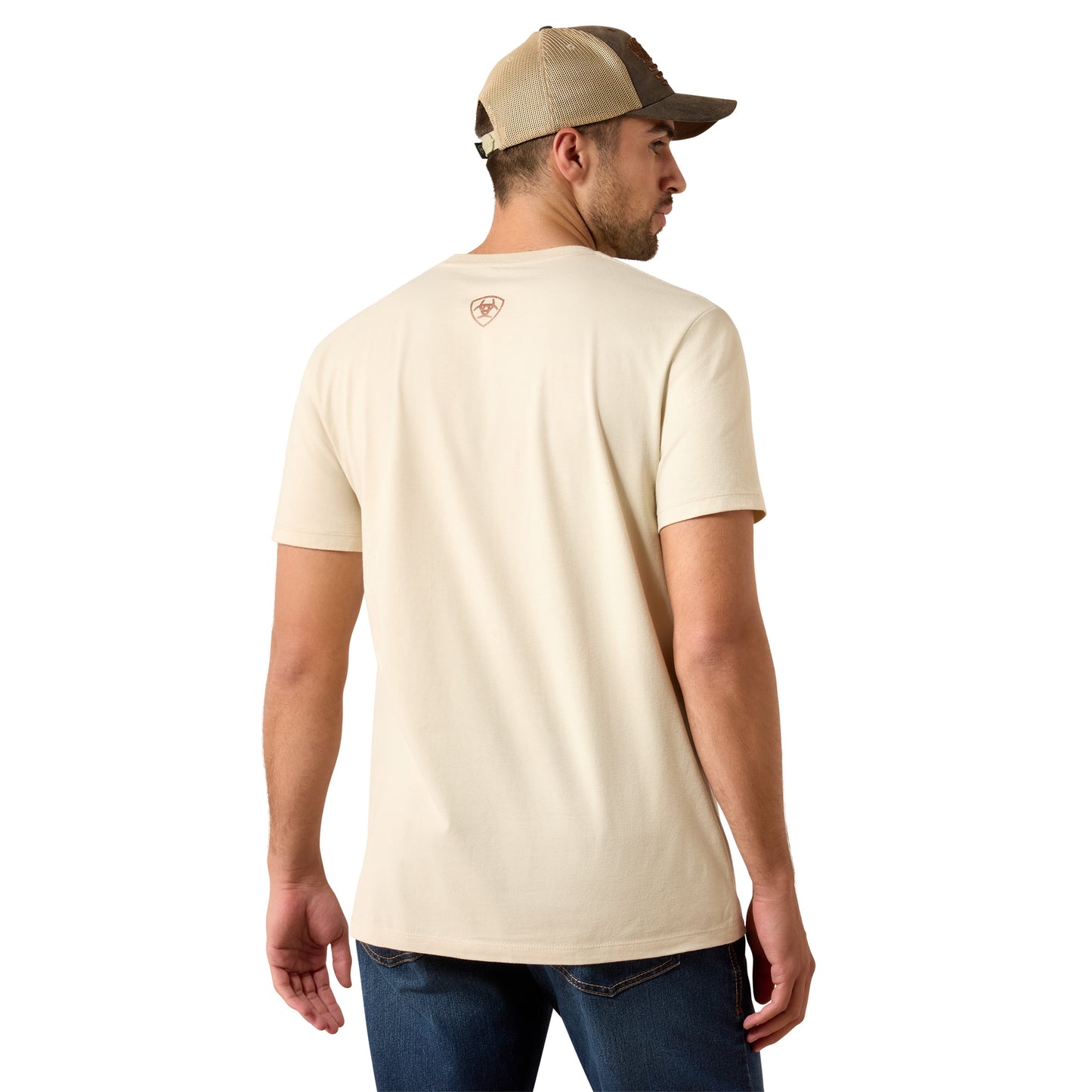 Ariat Men's Nineties Cowboy T-Shirt - Natural