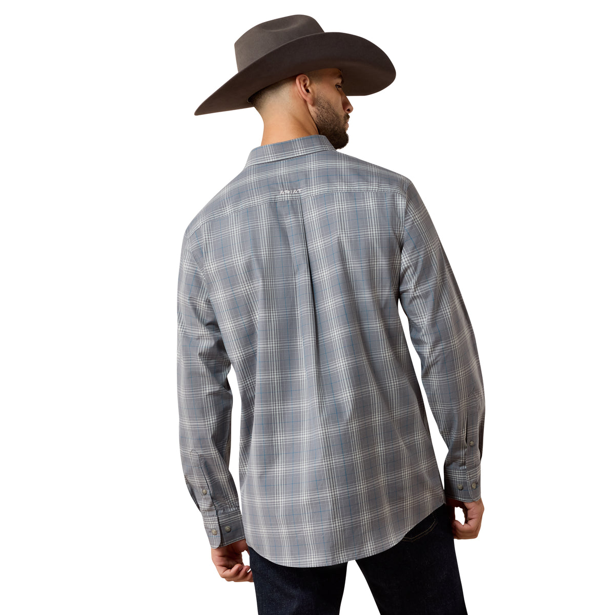 Ariat Men's Pro Series Wilber Classic Fit Shirt - Quiet Shade Medium Plaid