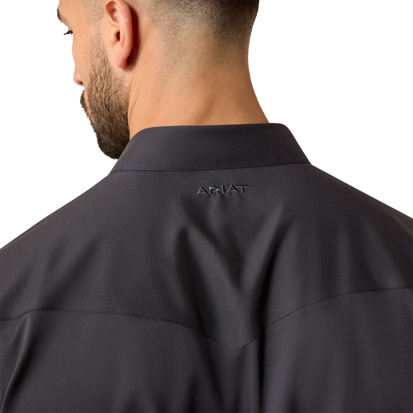 Ariat Men's Wrinkle Free Refined Slub Classic Fit Shirt - Phantom