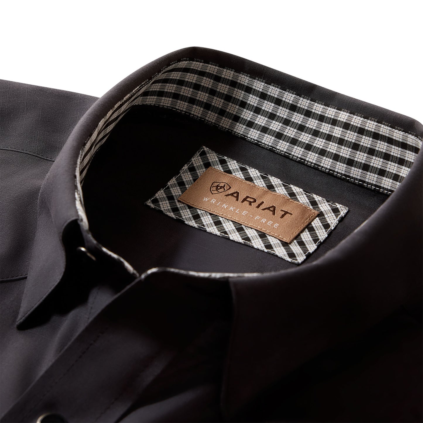 Ariat Men's Wrinkle Free Refined Slub Classic Fit Shirt - Phantom