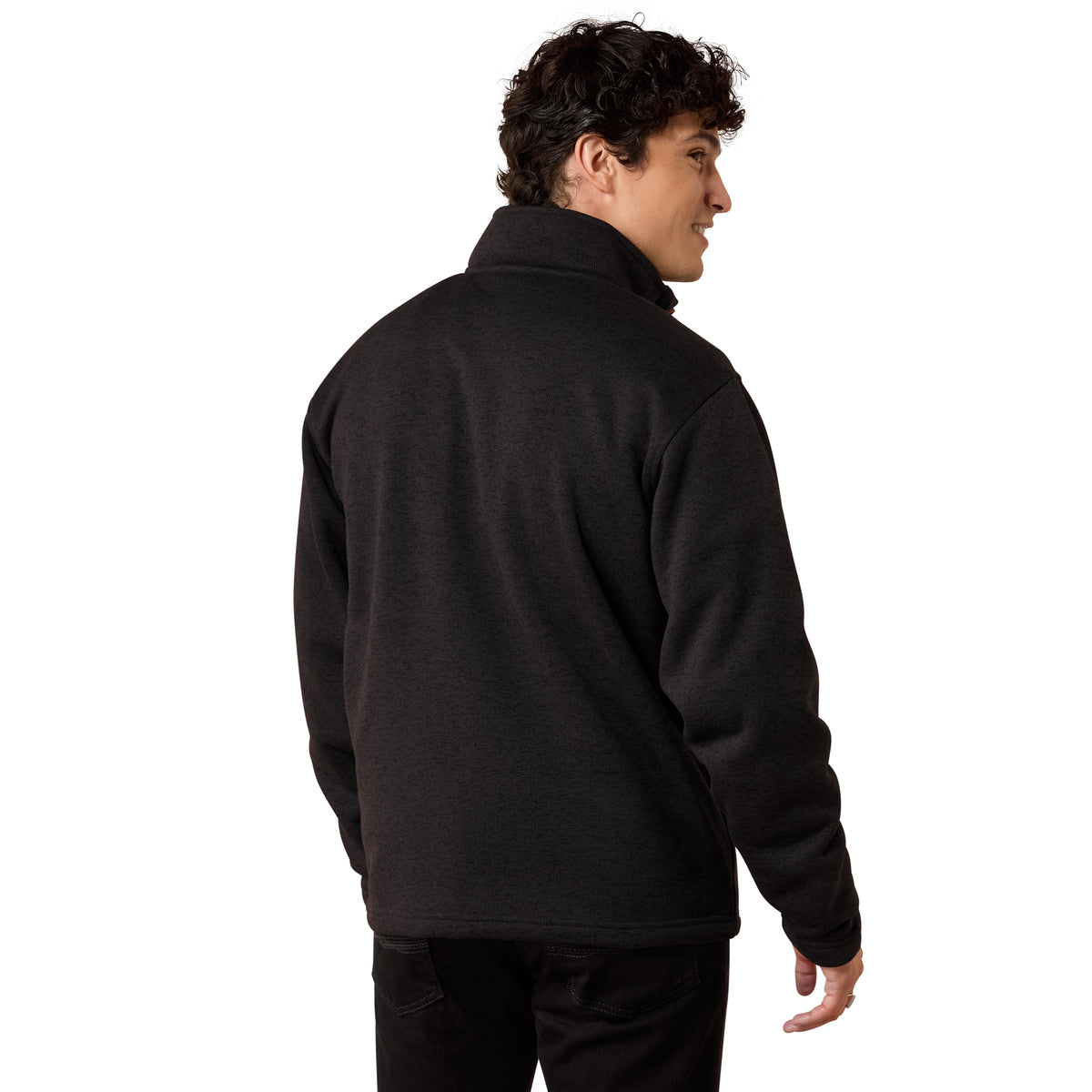 Ariat Men's Caldwell 1/4 Button Sweater - Phantom
