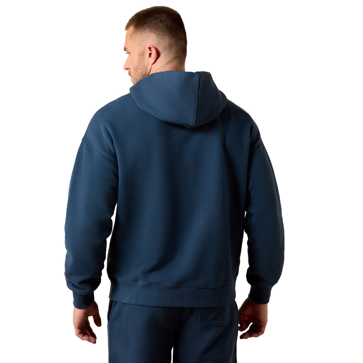 Ariat Men's ToughStock Washed Heavyweight Fleece Hoodie - Midnight Navy