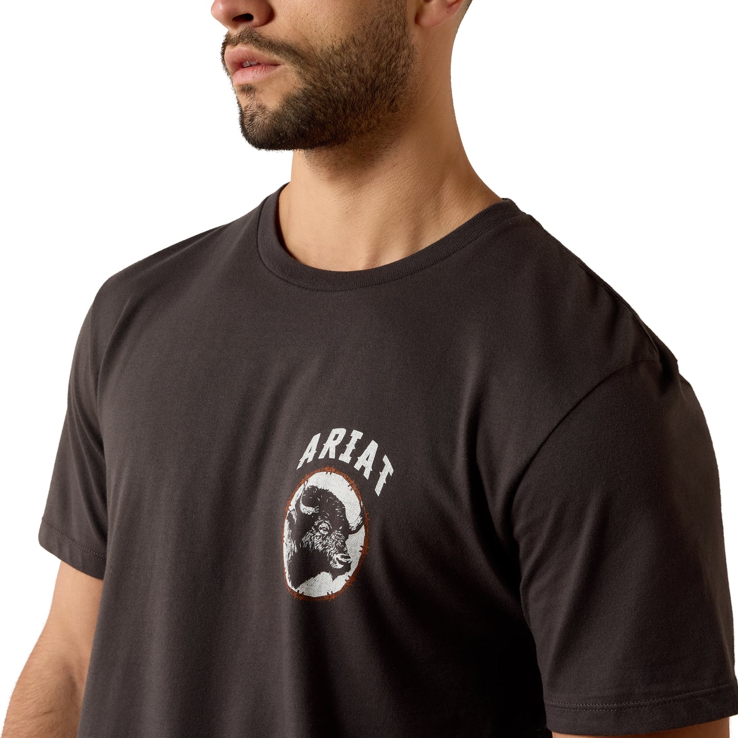 Ariat Men's Bison Brother T-Shirt - Vintage Black