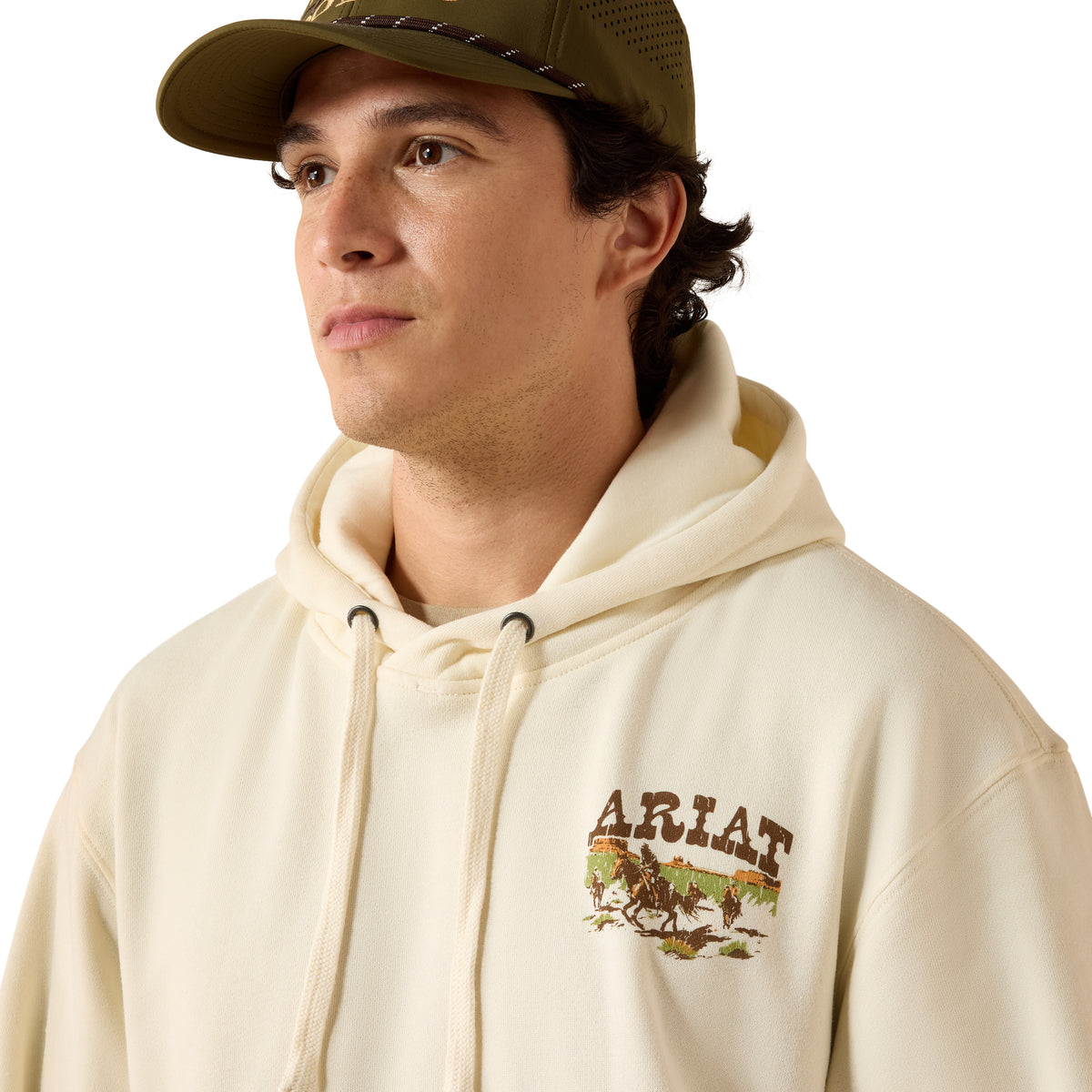 Ariat Men's Pulp Western Hoodie - Turtledove