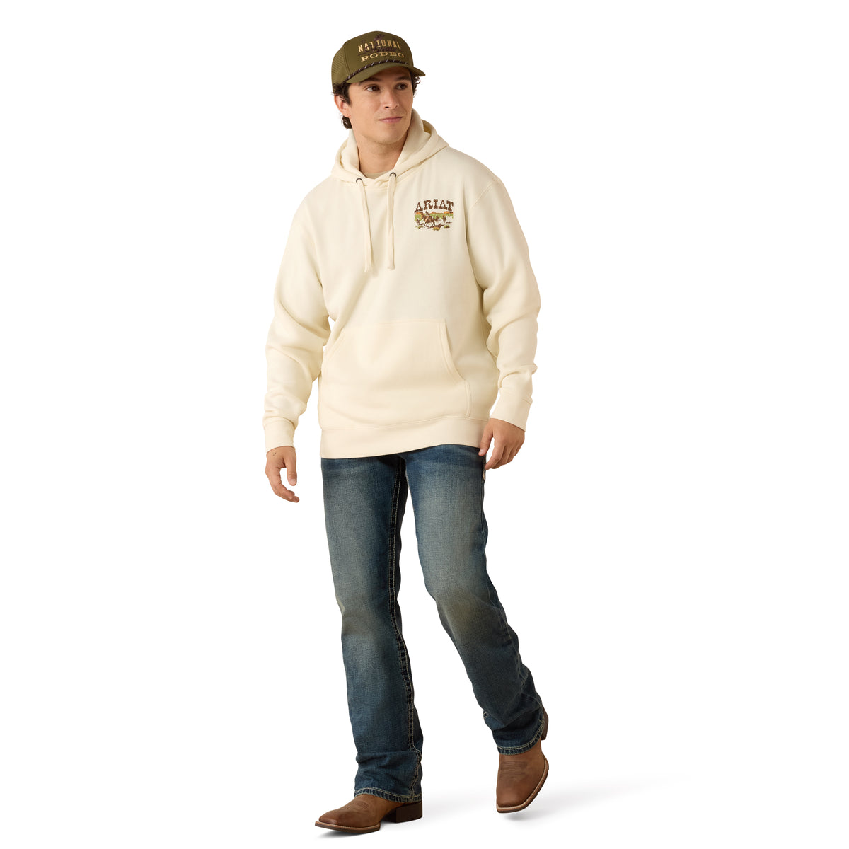 Ariat Men's Pulp Western Hoodie - Turtledove
