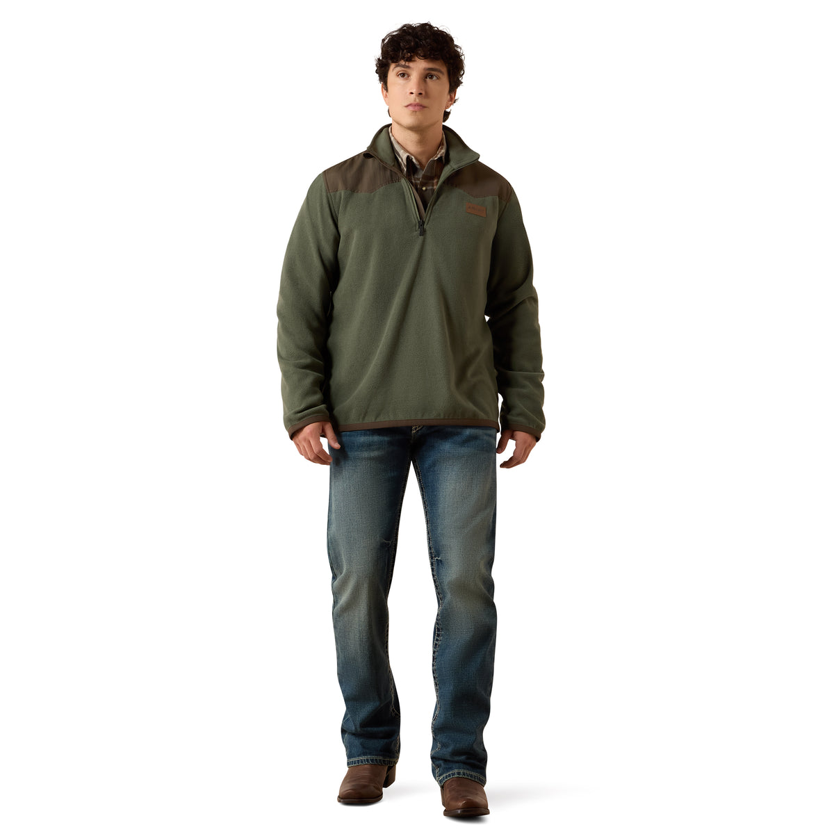 Ariat Men's Basis Fleece Sweater - Thyme Desert