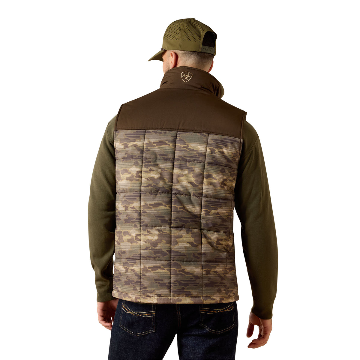 Ariat Men's Crius Insulated Vest - Wren Camo Serape