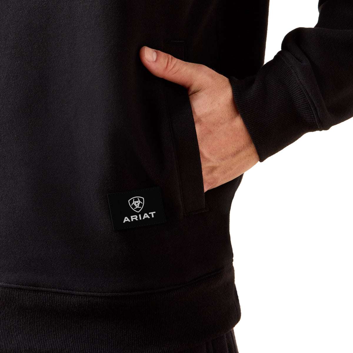 Ariat Men's Core 1/4 Zip Sweatshirt - Black