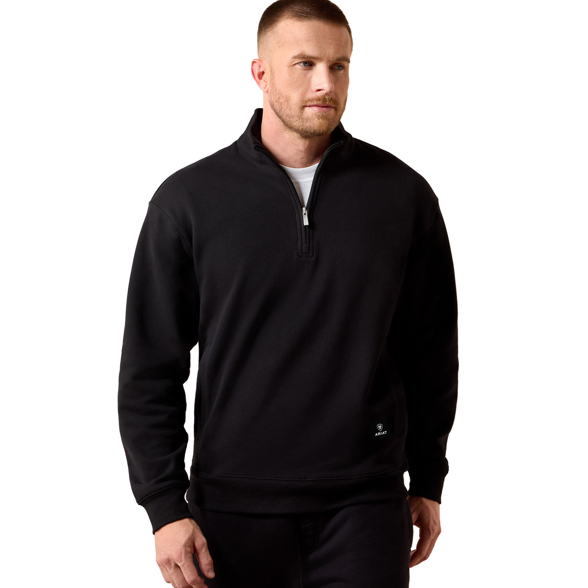 Ariat Men's Core 1/4 Zip Sweatshirt - Black