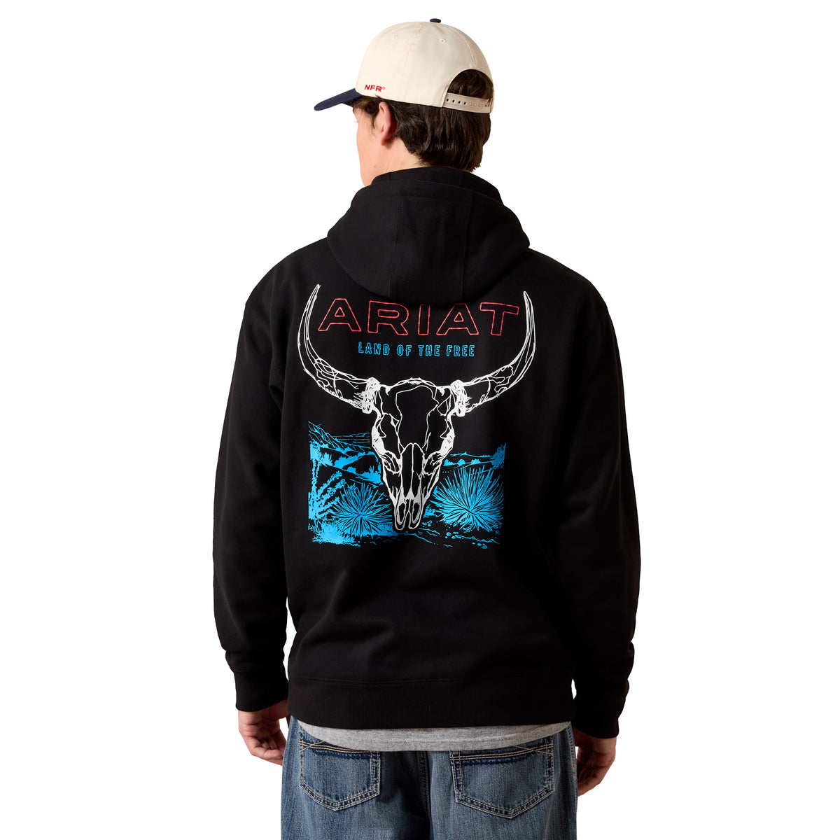 Ariat Men's Bison Bureau Hoodie - Black