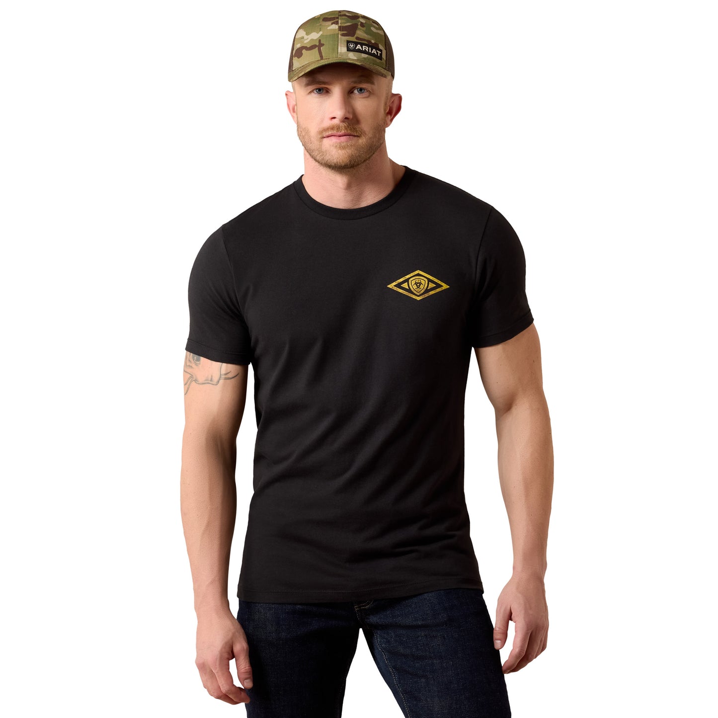 Ariat Men's Fort Knox Locks T-Shirt - Black