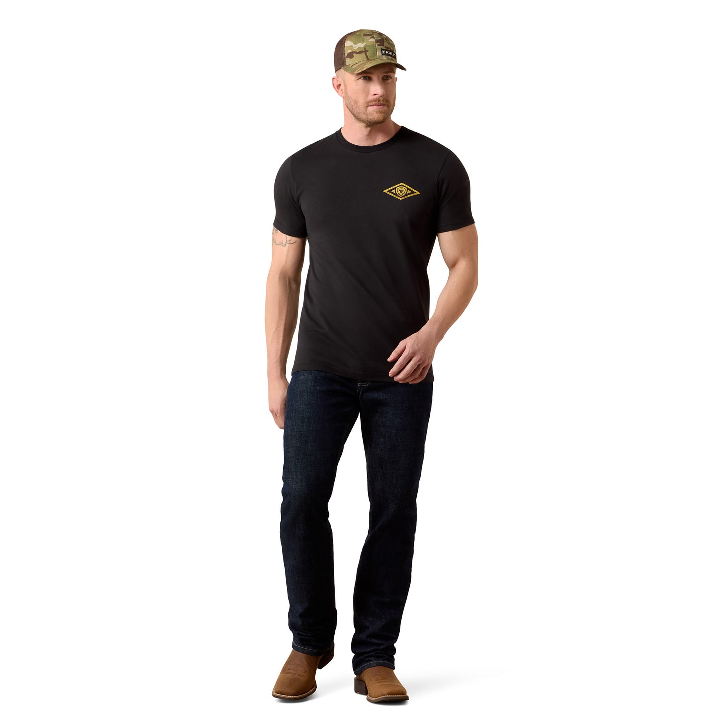 Ariat Men's Fort Knox Locks T-Shirt - Black