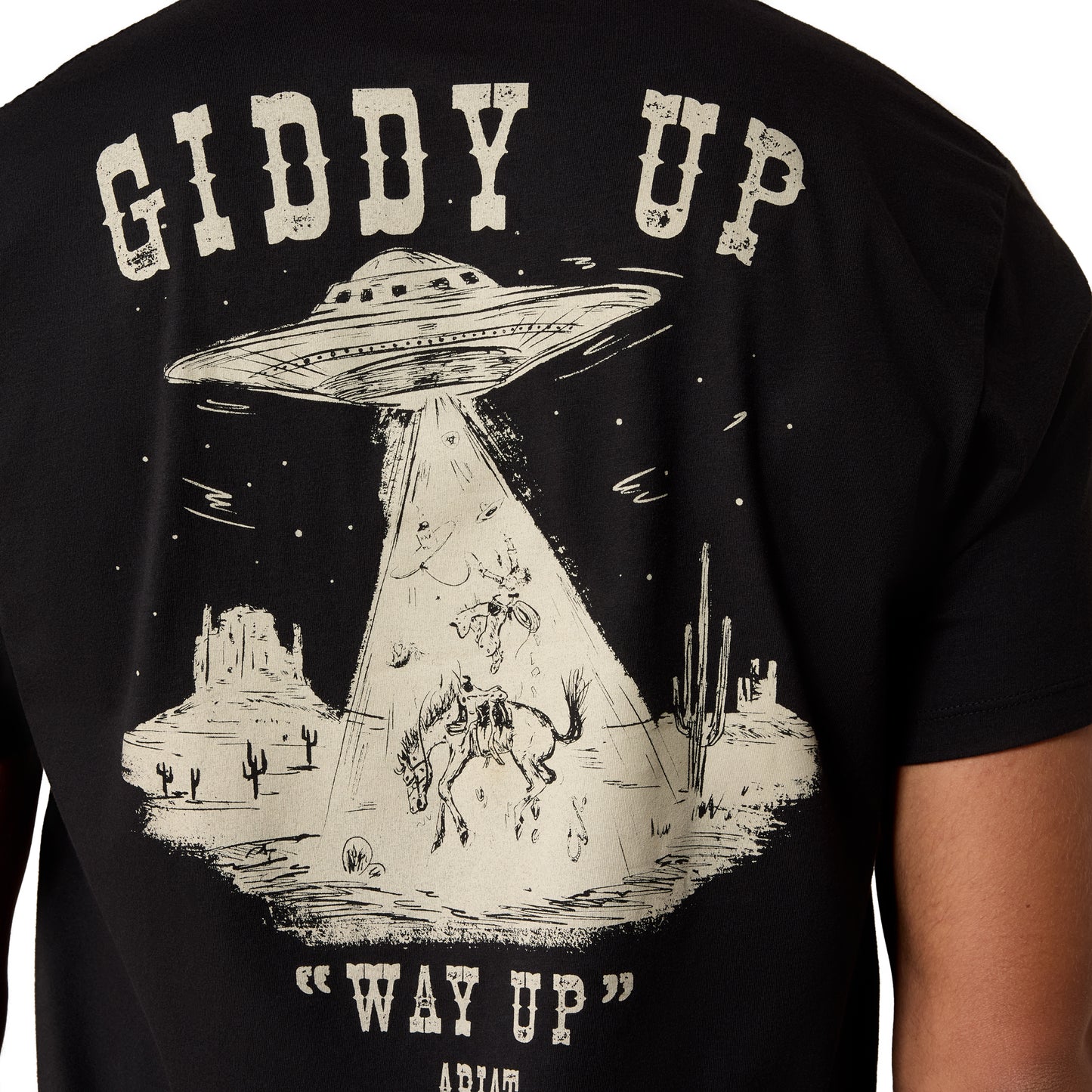 Ariat Men's Cowboy Way Up T-Shirt - Black