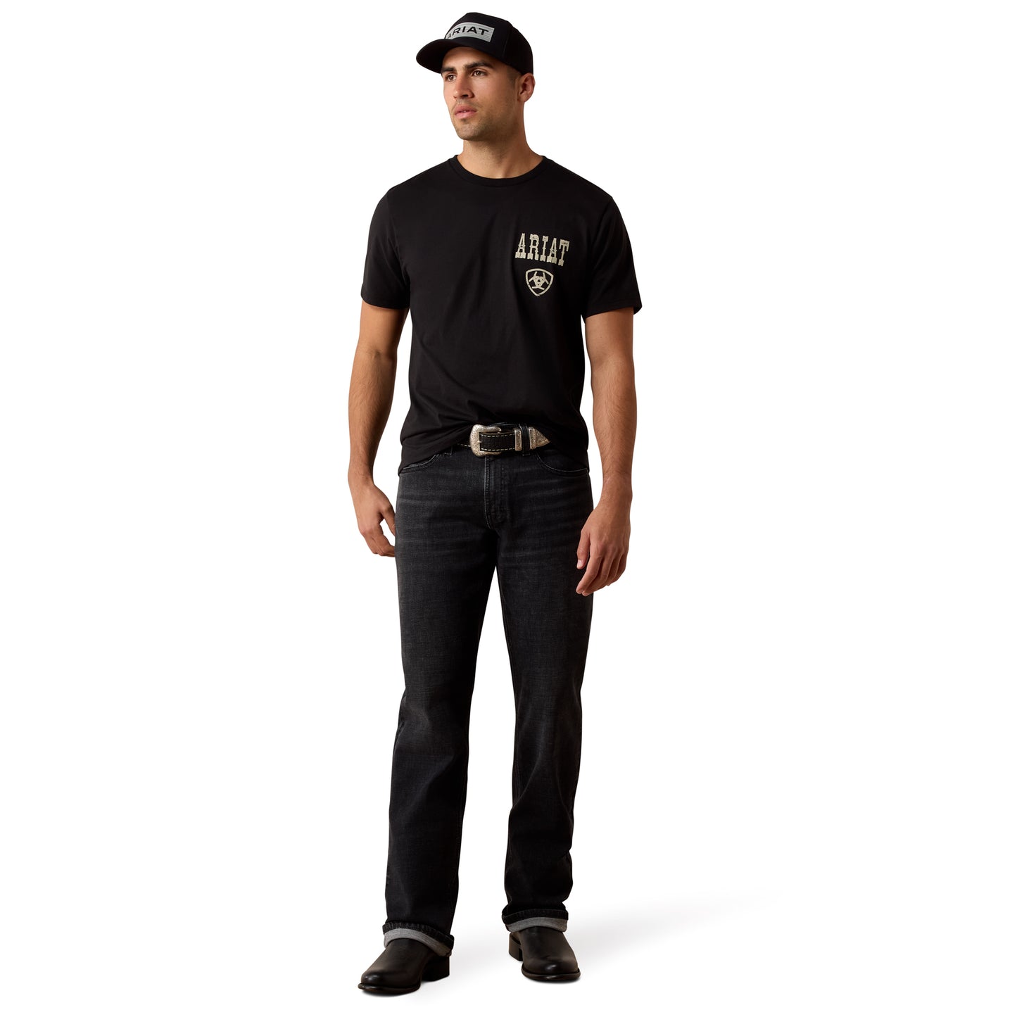 Ariat Men's Cowboy Way Up T-Shirt - Black