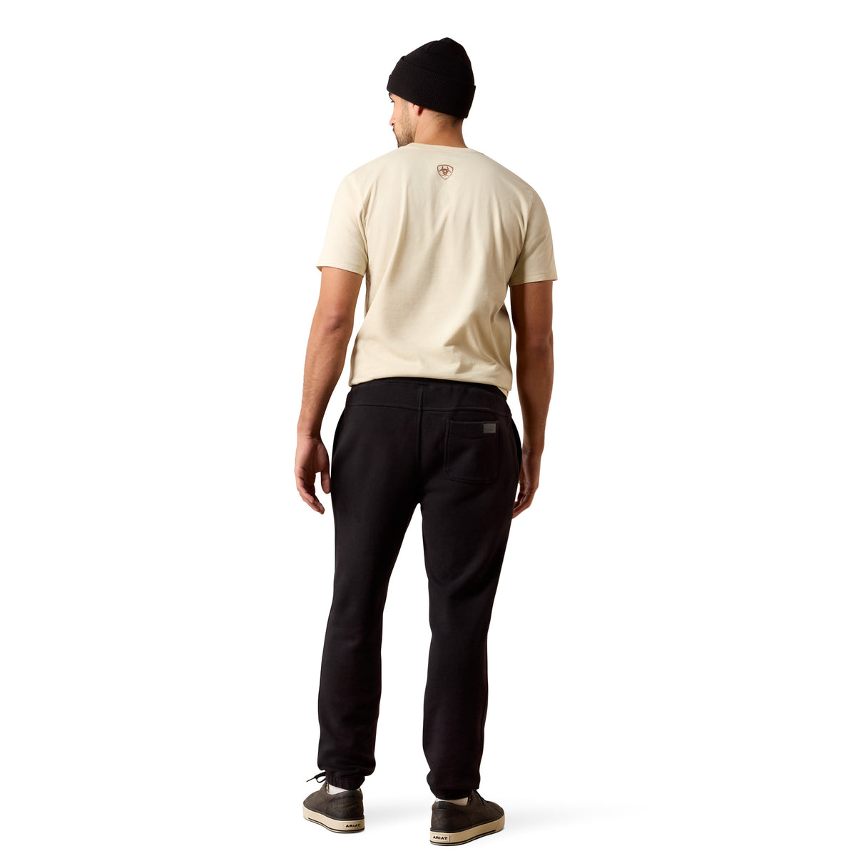 Ariat Men's ToughStock Washed Heavyweight Fleece Joggers - Black