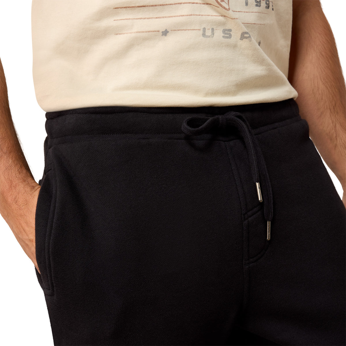 Ariat Men's ToughStock Washed Heavyweight Fleece Joggers - Black