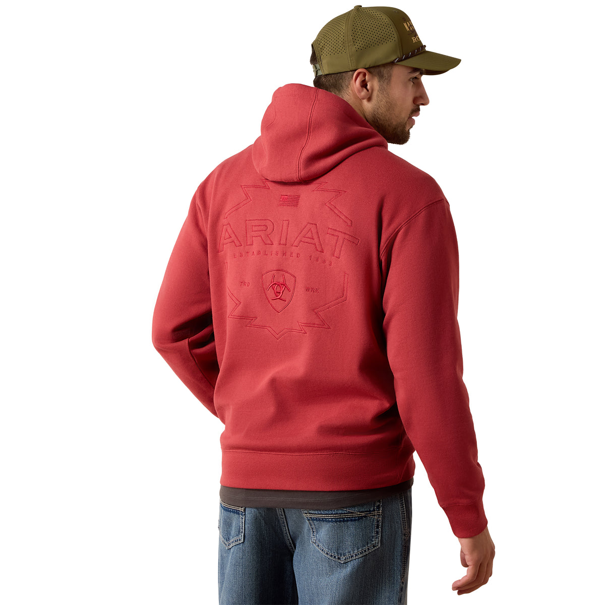 Ariat Men's Archstar Hoodie - Brick Red