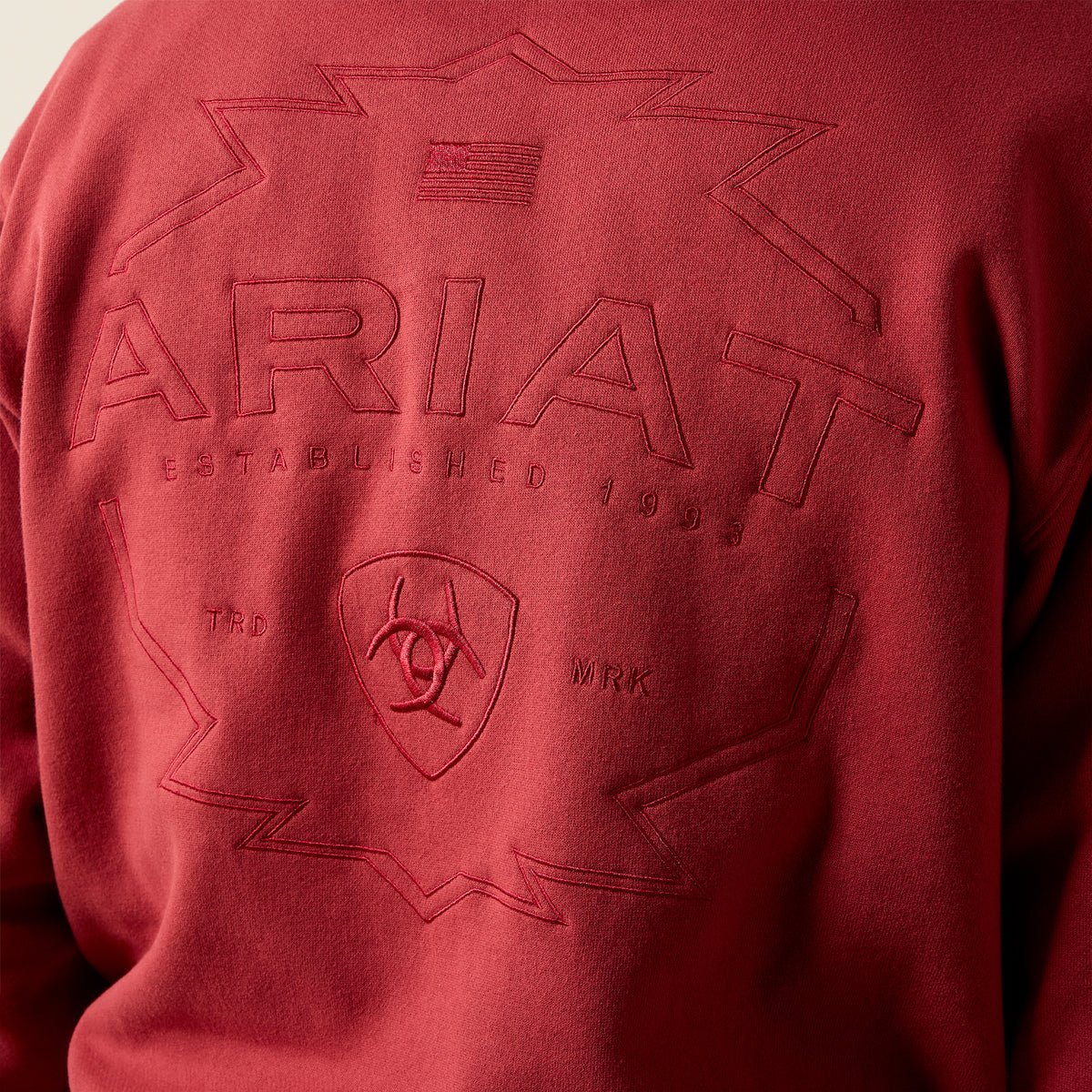 Ariat Men's Archstar Hoodie - Brick Red
