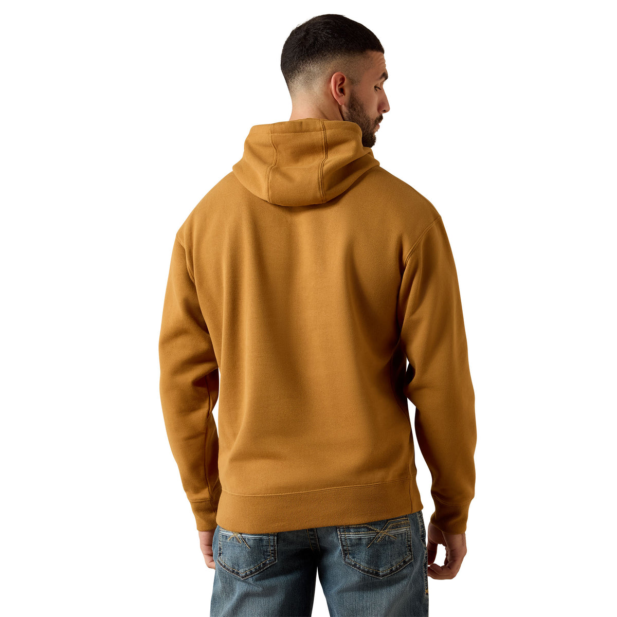 Ariat Men's Logo Hoodie - Bone Brown