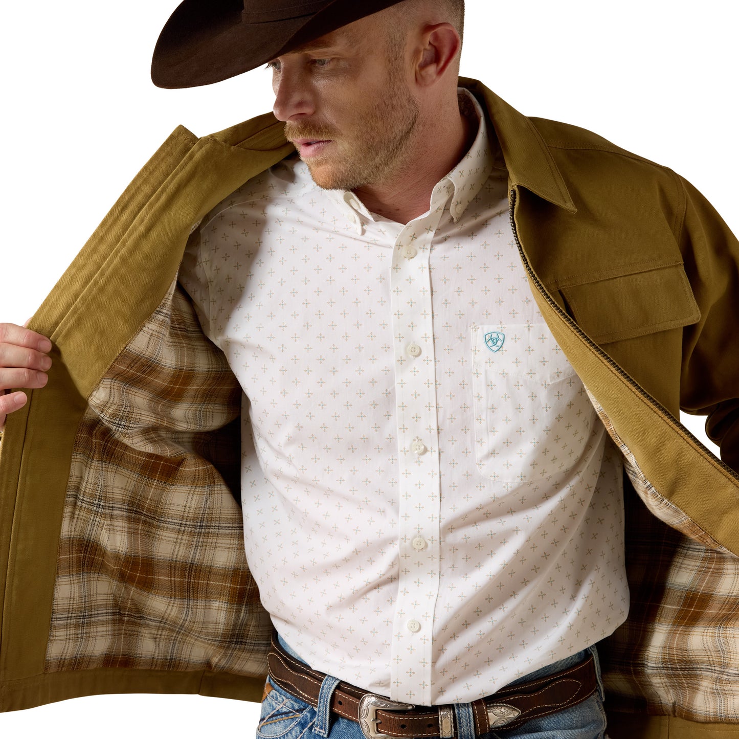 Ariat Men's Barn Jacket - Antique Bronze
