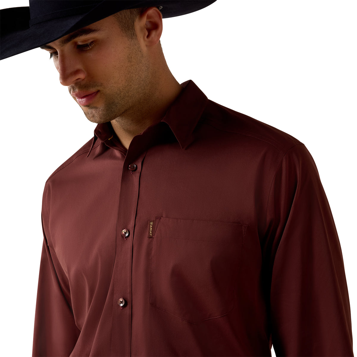 Ariat Men's Everything Classic Fit Shirt - Bitter Chocolate
