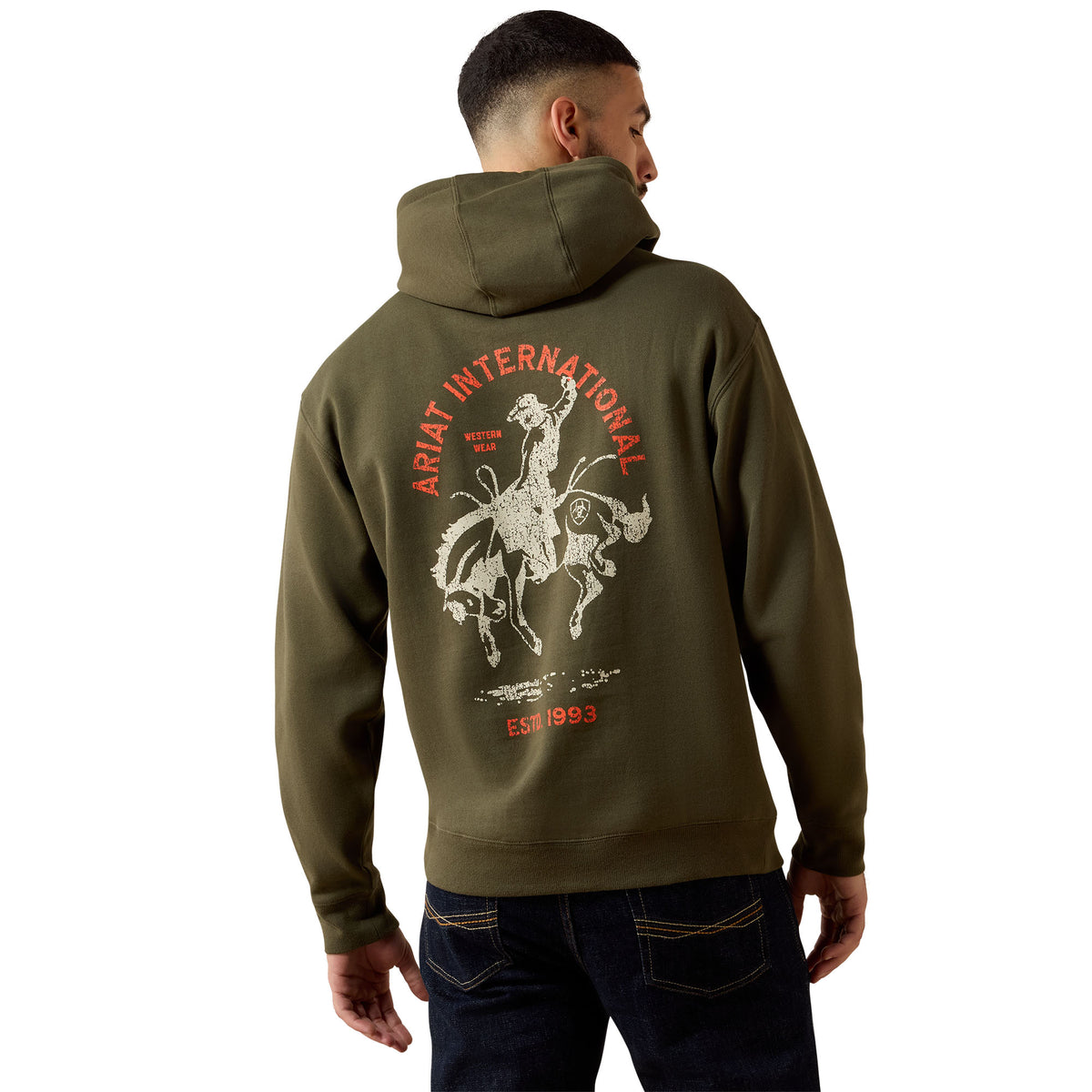 Ariat Men's International Rodeo Hoodie - Grape Leaf
