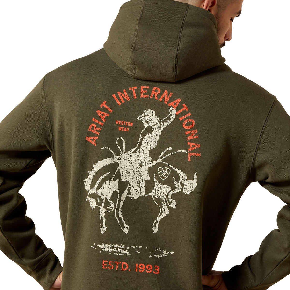 Ariat Men's International Rodeo Hoodie - Grape Leaf