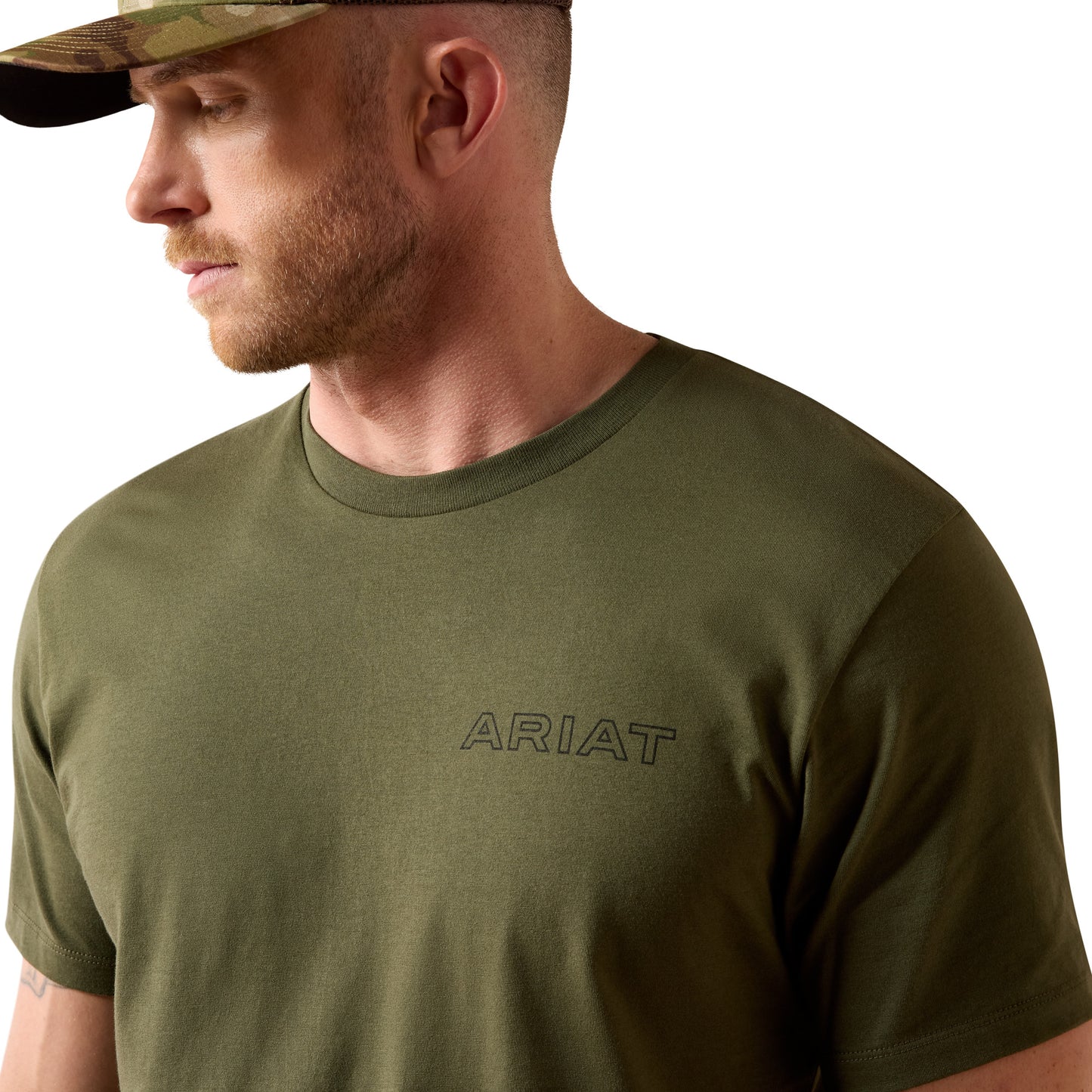 Ariat Men's Rust Serape Shield T-Shirt - Grape Leaf