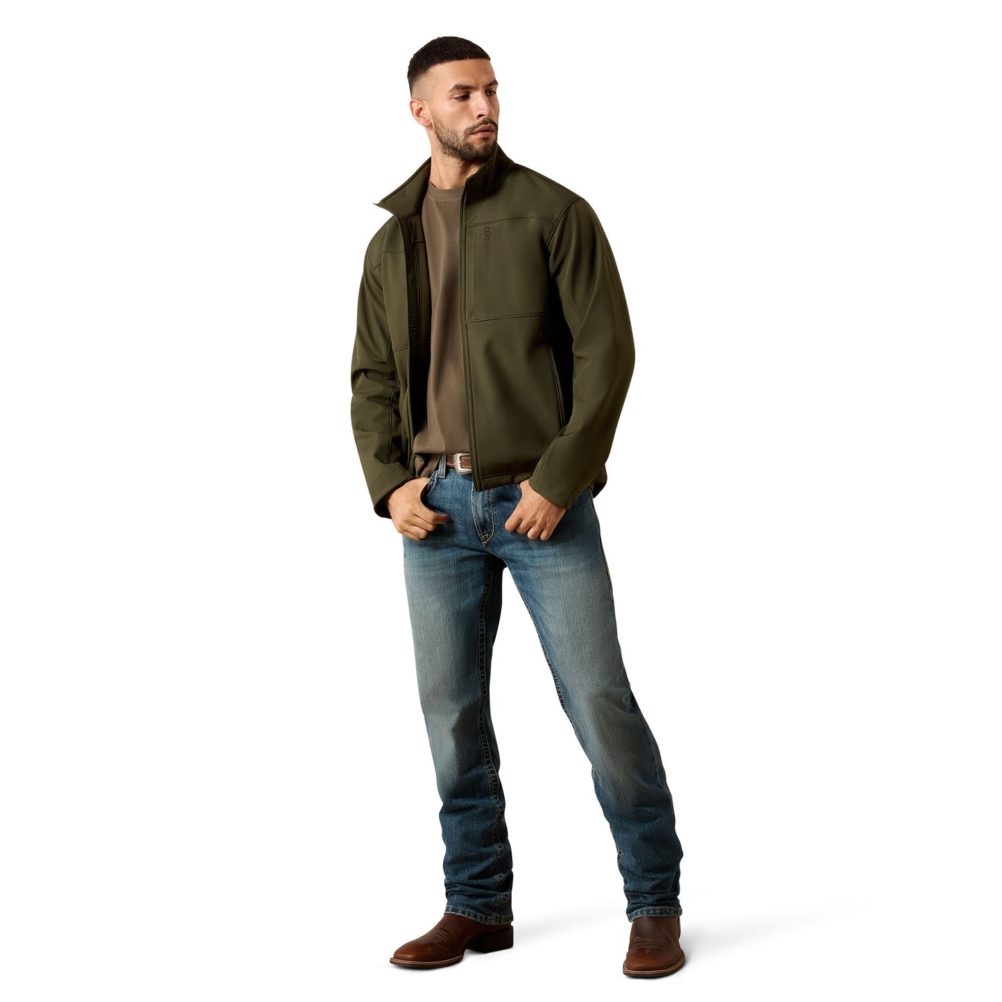 Ariat Men's Vernon Softshell Jacket - Forest Night