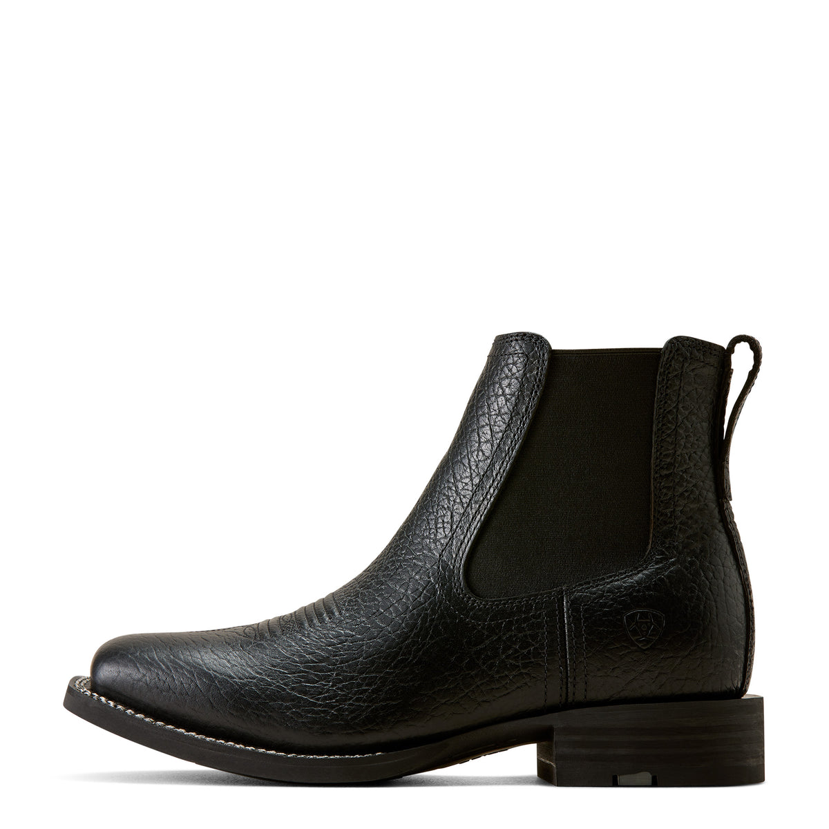 Ariat Men's Western Big Rig Wide Square Toe Chelsea Boot - Black Adobe