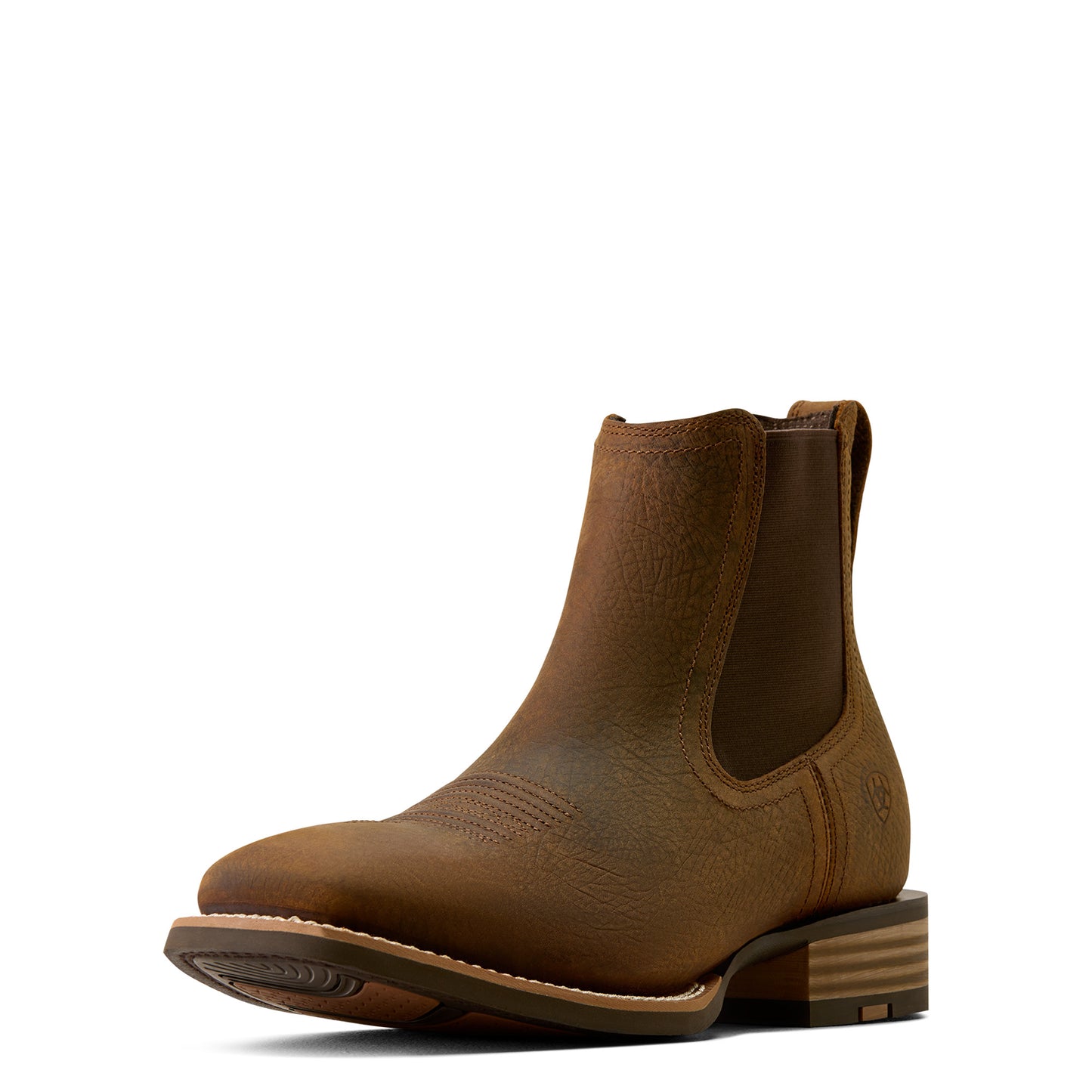 Ariat Men's Western Big Rig Wide Square Toe Chelsea Boot - Earth