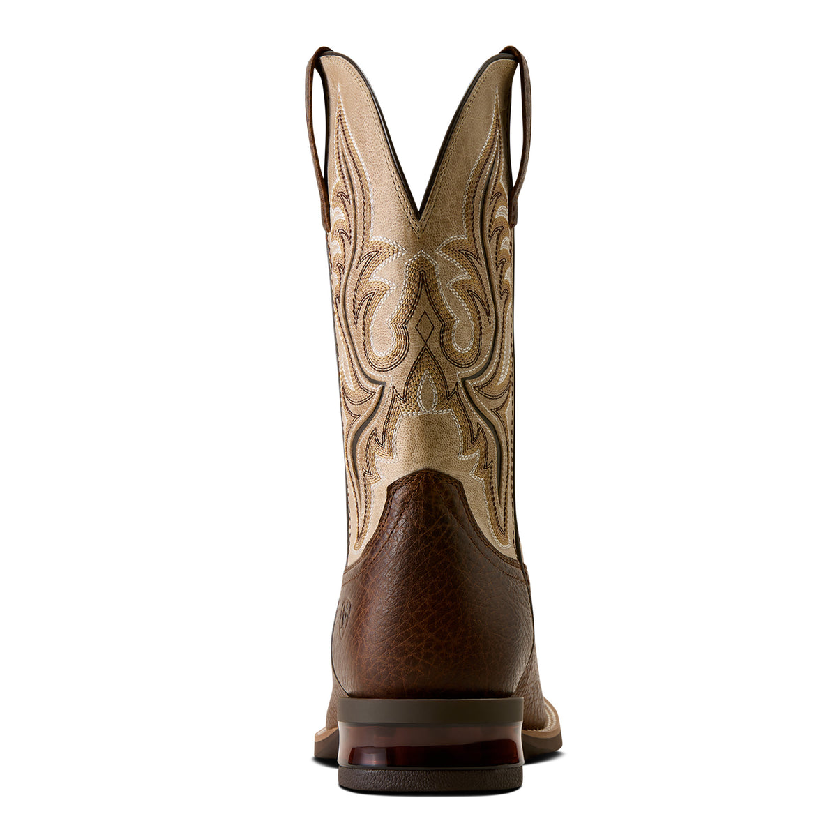 Ariat Men's Conquer Wide Square Toe Cowboy Boot - Amber Toffee/Smokey Taupe