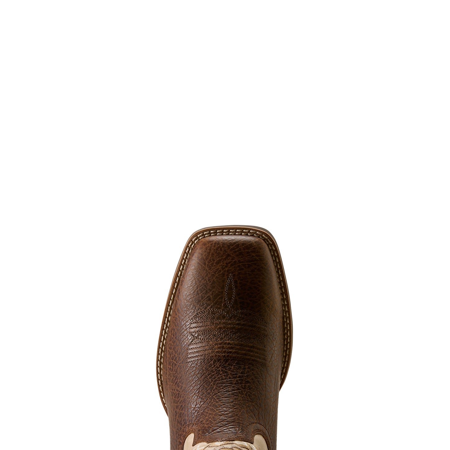 Ariat Men's Conquer Wide Square Toe Cowboy Boot - Amber Toffee/Smokey Taupe