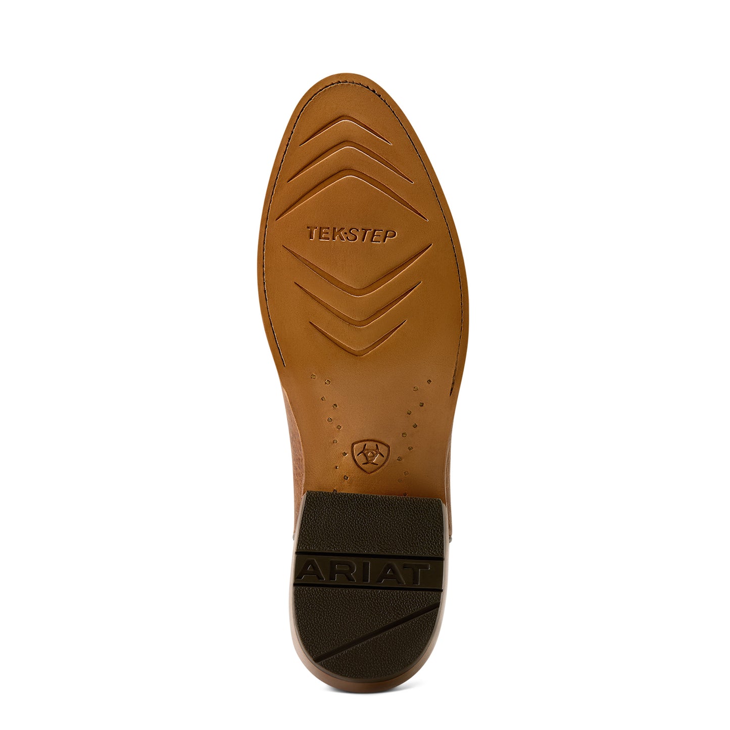 Ariat Men's Futurity Kingpin R Toe Cowboy Boot - Tan Tone/Chocolate Clay