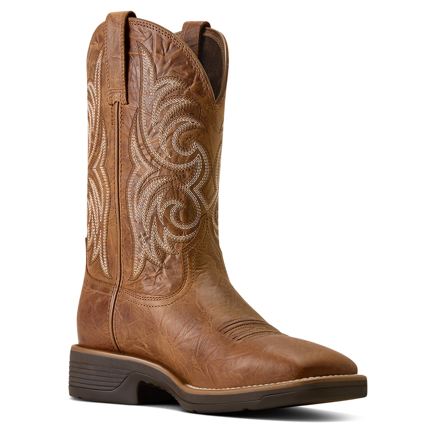 Ariat Men's Ranger Wide Square Toe Cowboy Boot - Sunbaked Tan