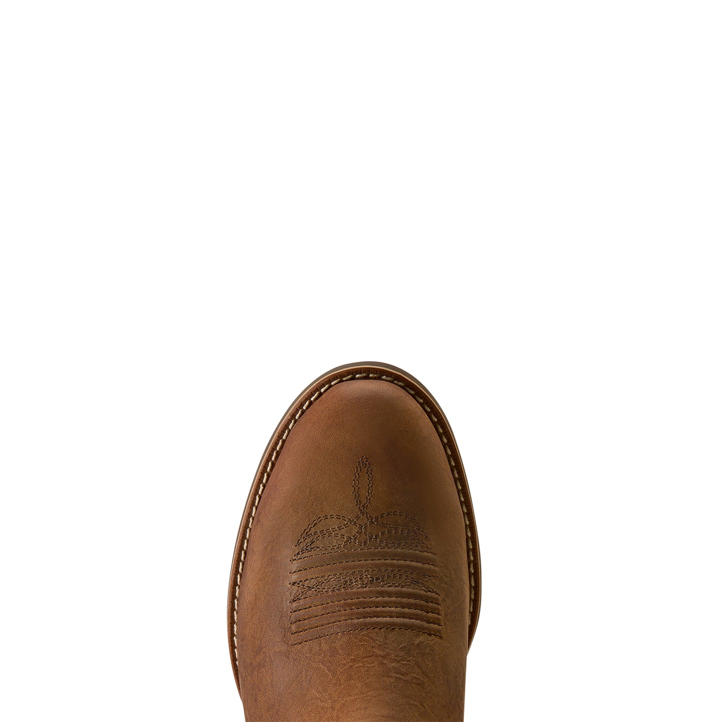 Ariat Men's Sport Stockman U Toe Cowboy Boot - Buff Tan/Voltage Green