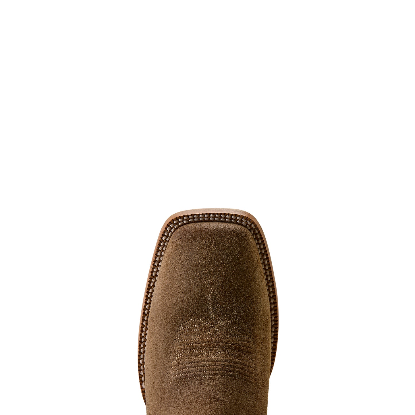 Ariat Men's Slatewood Wide Square Toe Cowboy Boot - Timber Tan Roughout/Electric Wave