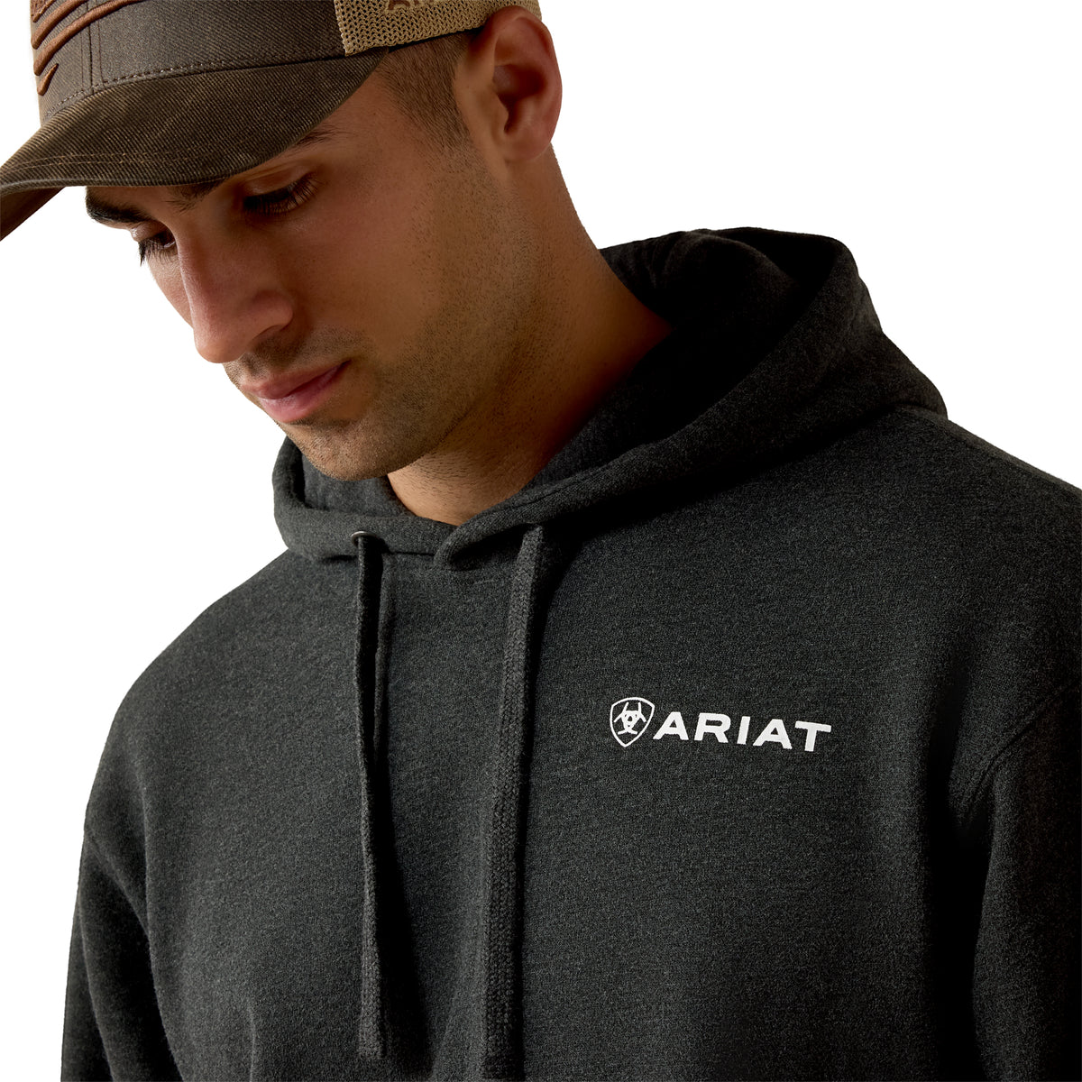 Ariat Men's Official Quality Hoodie - Odyssey Grey