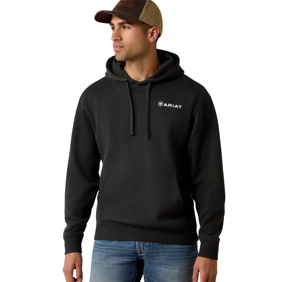Ariat Men's Official Quality Hoodie - Odyssey Grey